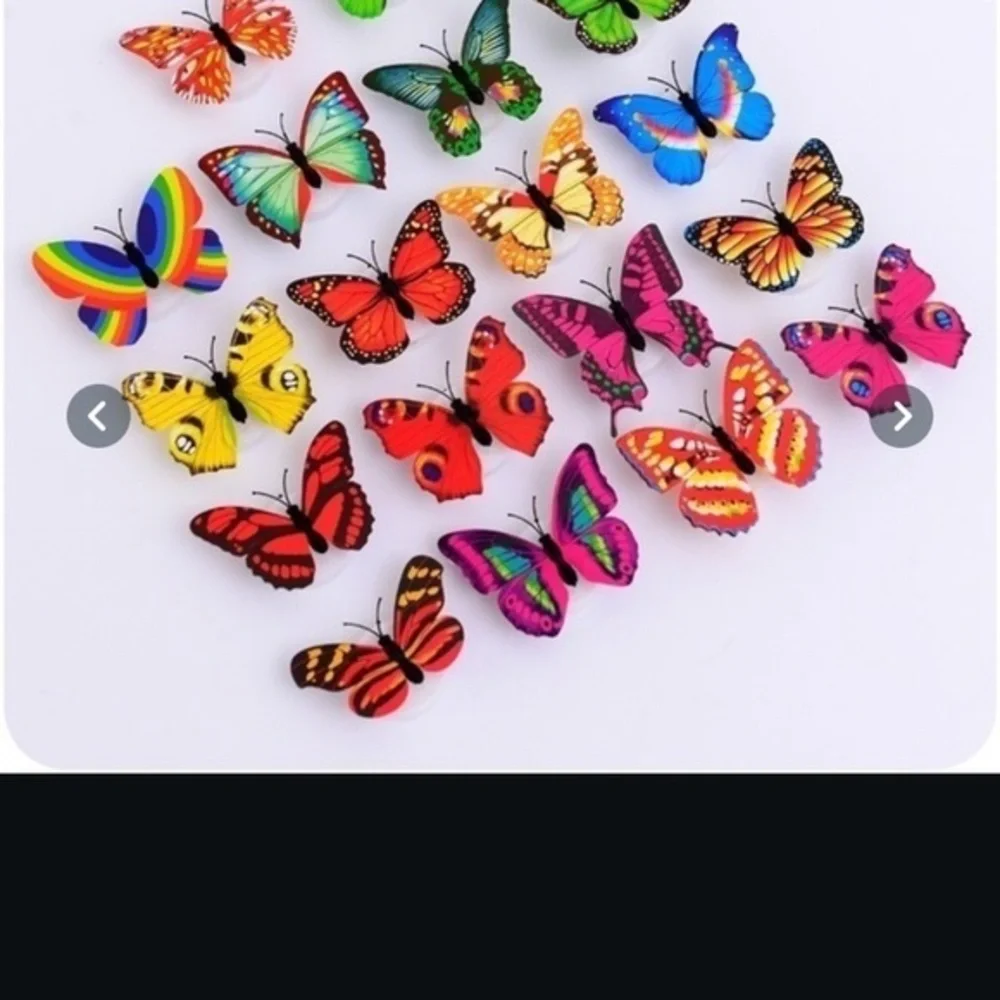 Butterfly battery operated tea lights